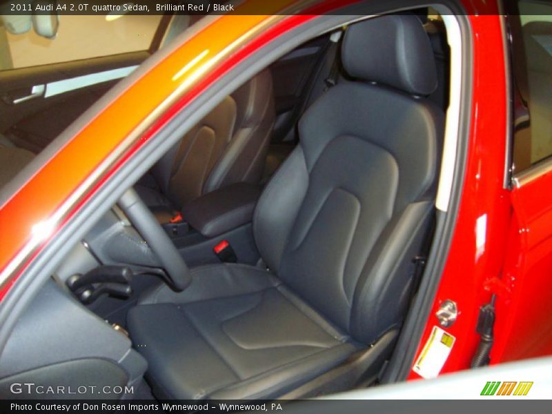  2011 A4 2.0T quattro Sedan Black Interior