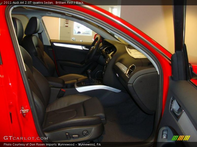Brilliant Red / Black 2011 Audi A4 2.0T quattro Sedan