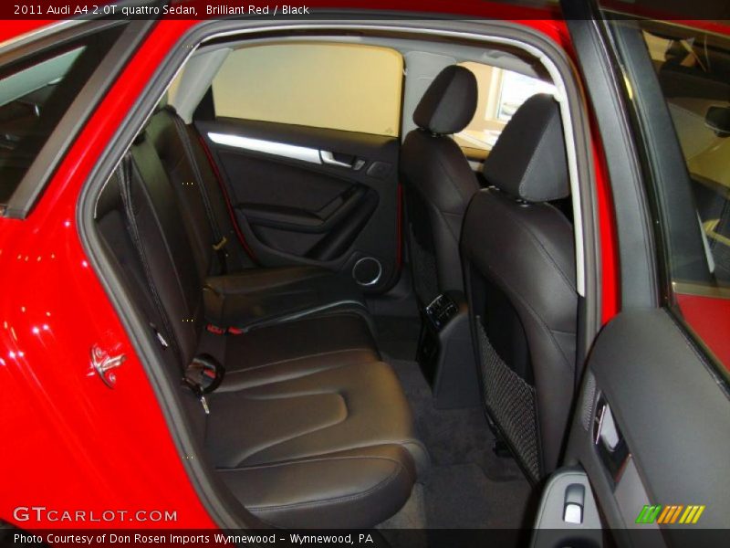 Brilliant Red / Black 2011 Audi A4 2.0T quattro Sedan
