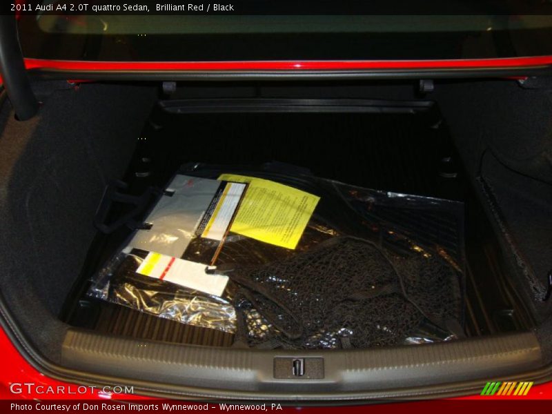  2011 A4 2.0T quattro Sedan Trunk