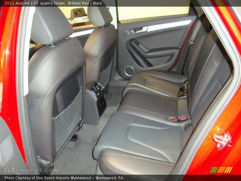 Brilliant Red / Black 2011 Audi A4 2.0T quattro Sedan