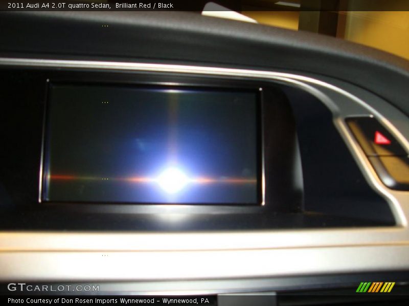Brilliant Red / Black 2011 Audi A4 2.0T quattro Sedan