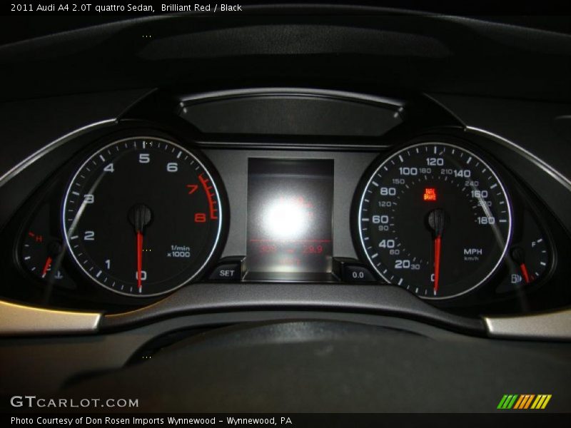  2011 A4 2.0T quattro Sedan 2.0T quattro Sedan Gauges