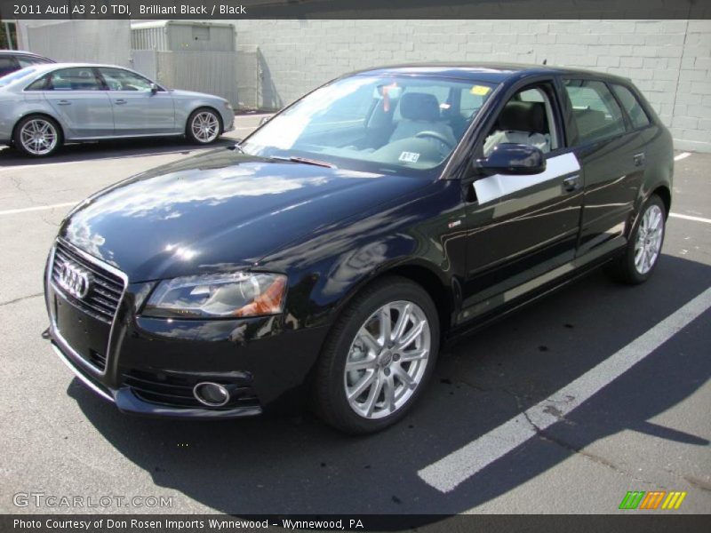 Brilliant Black / Black 2011 Audi A3 2.0 TDI