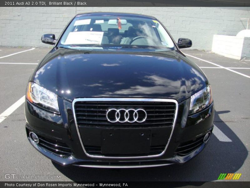 Brilliant Black / Black 2011 Audi A3 2.0 TDI