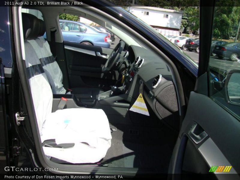Brilliant Black / Black 2011 Audi A3 2.0 TDI