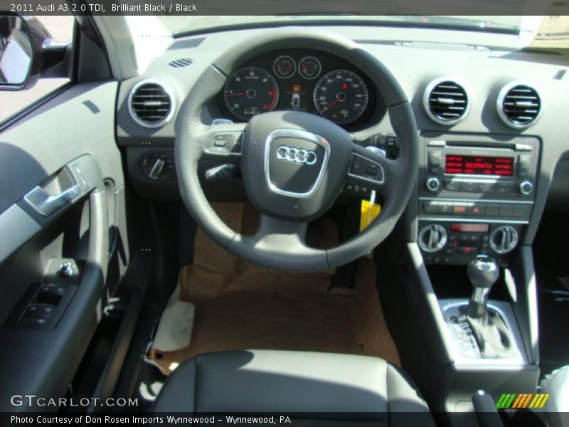 Brilliant Black / Black 2011 Audi A3 2.0 TDI