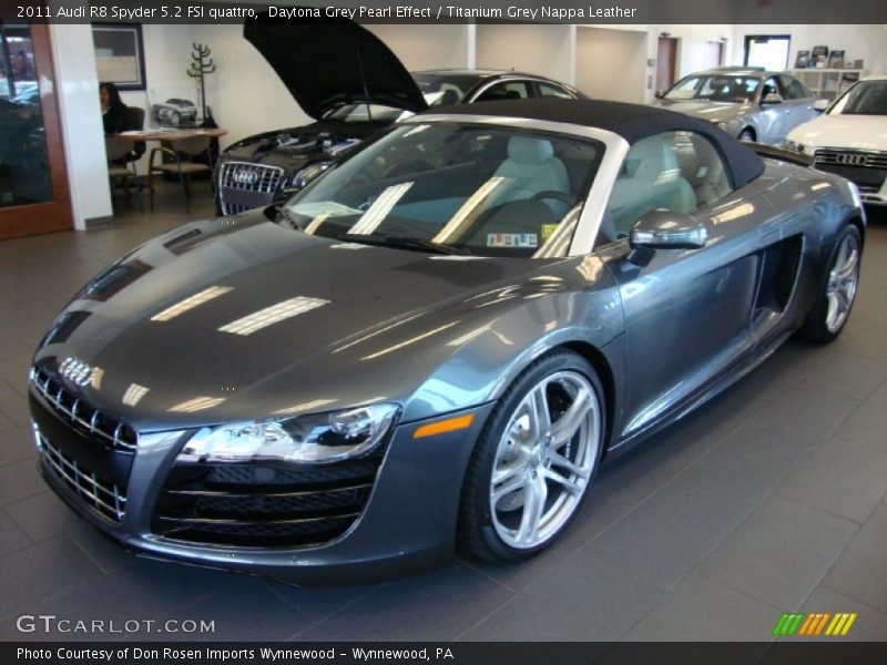  2011 R8 Spyder 5.2 FSI quattro Daytona Grey Pearl Effect