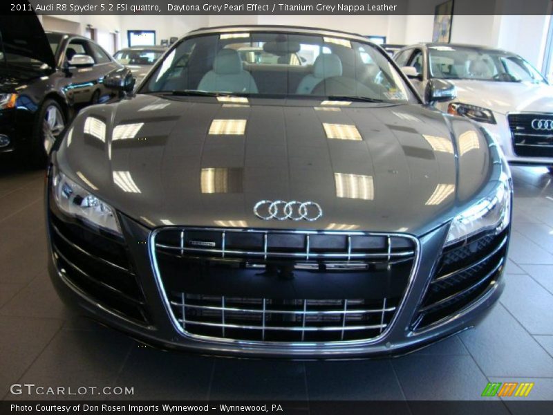 Daytona Grey Pearl Effect / Titanium Grey Nappa Leather 2011 Audi R8 Spyder 5.2 FSI quattro