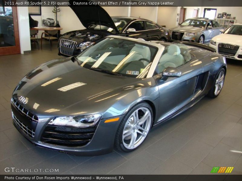  2011 R8 Spyder 5.2 FSI quattro Daytona Grey Pearl Effect