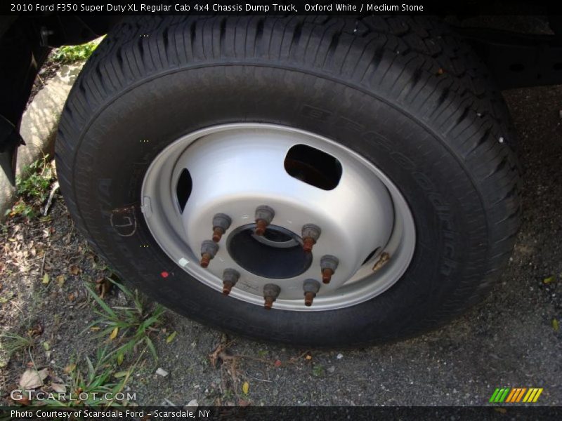  2010 F350 Super Duty XL Regular Cab 4x4 Chassis Dump Truck Wheel