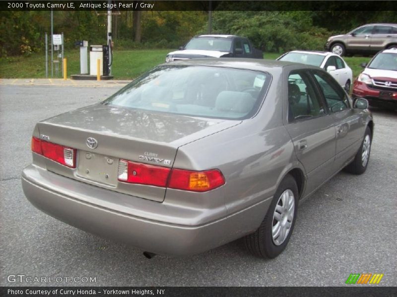Antique Sage Pearl / Gray 2000 Toyota Camry LE