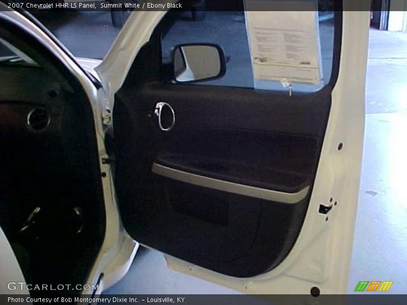 Summit White / Ebony Black 2007 Chevrolet HHR LS Panel