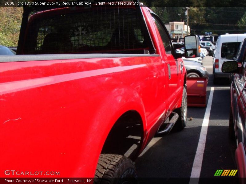 Bright Red / Medium Stone 2008 Ford F350 Super Duty XL Regular Cab 4x4
