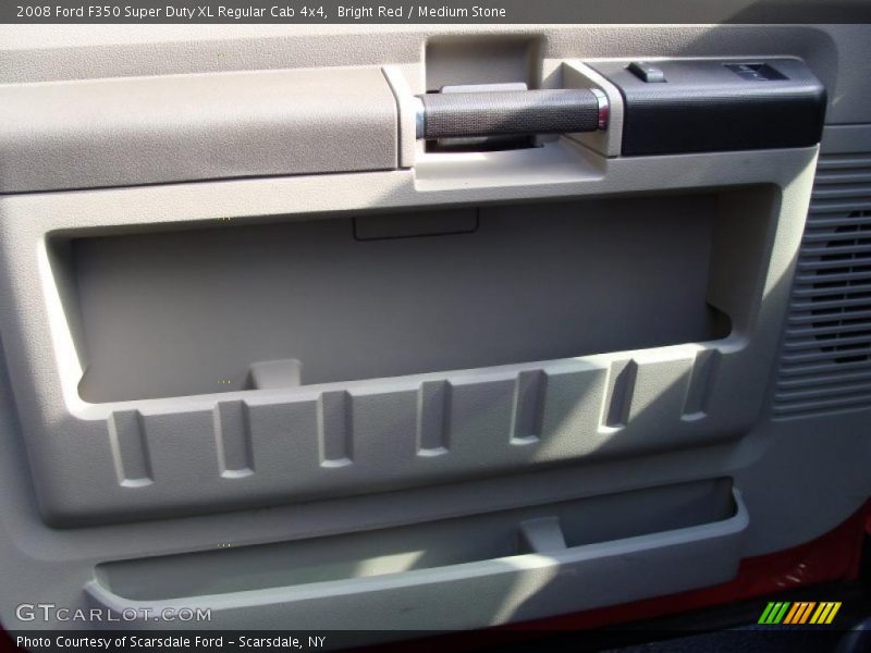 Bright Red / Medium Stone 2008 Ford F350 Super Duty XL Regular Cab 4x4