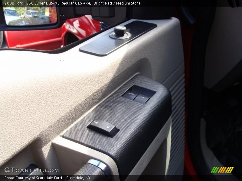 Bright Red / Medium Stone 2008 Ford F350 Super Duty XL Regular Cab 4x4