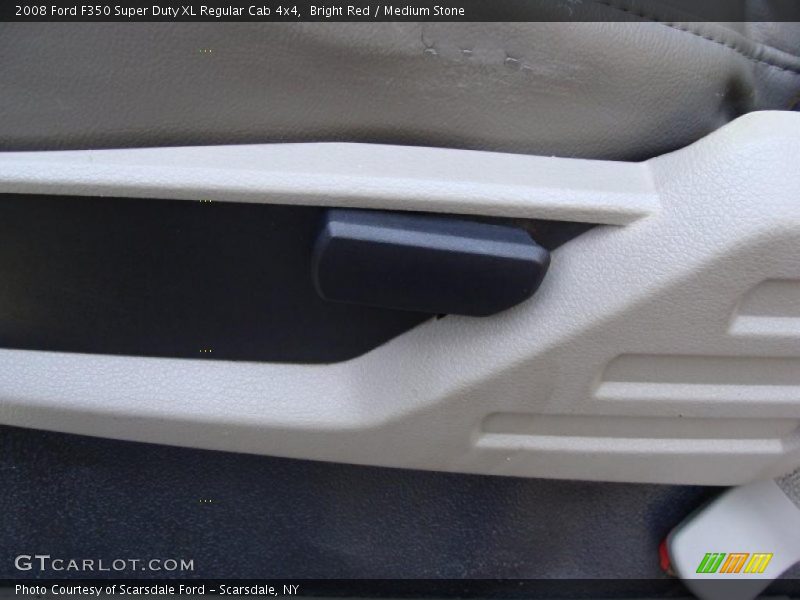 Bright Red / Medium Stone 2008 Ford F350 Super Duty XL Regular Cab 4x4
