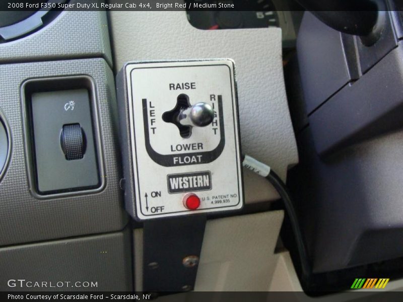 Bright Red / Medium Stone 2008 Ford F350 Super Duty XL Regular Cab 4x4