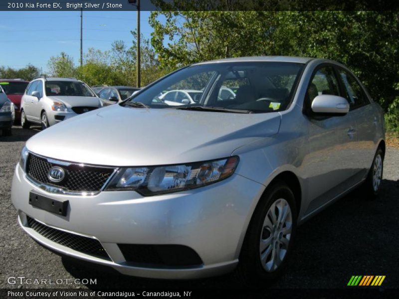 Bright Silver / Stone 2010 Kia Forte EX