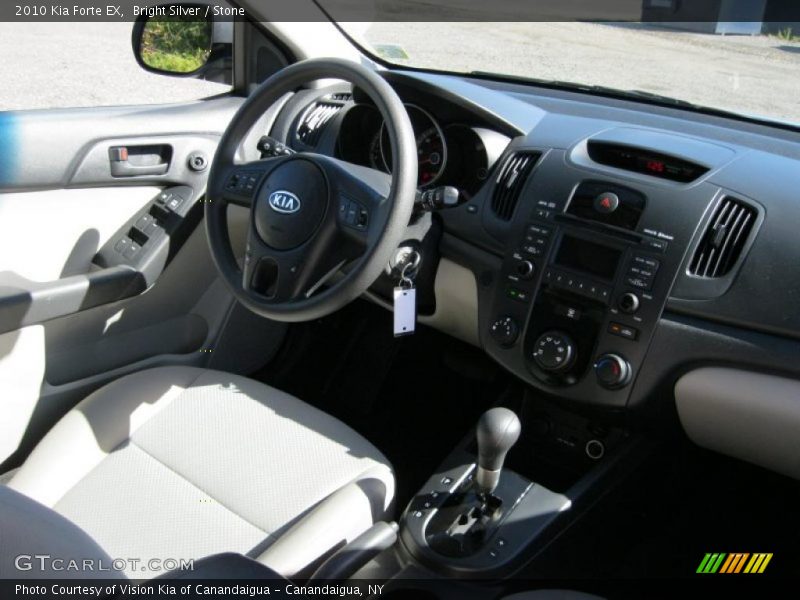 Bright Silver / Stone 2010 Kia Forte EX