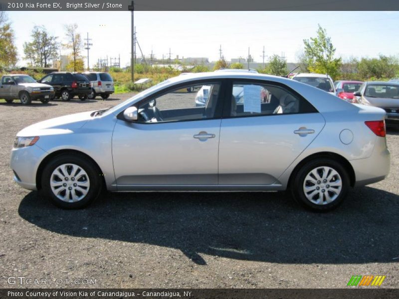 Bright Silver / Stone 2010 Kia Forte EX