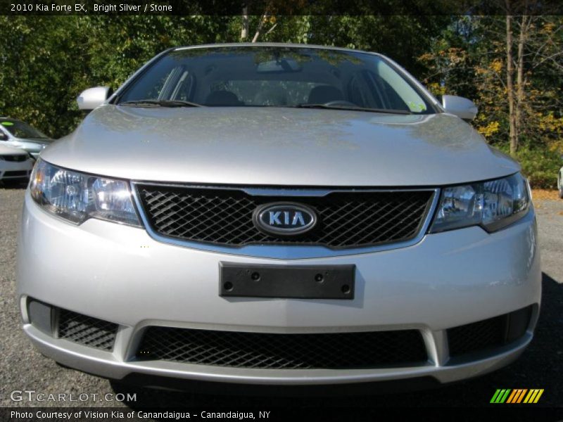 Bright Silver / Stone 2010 Kia Forte EX