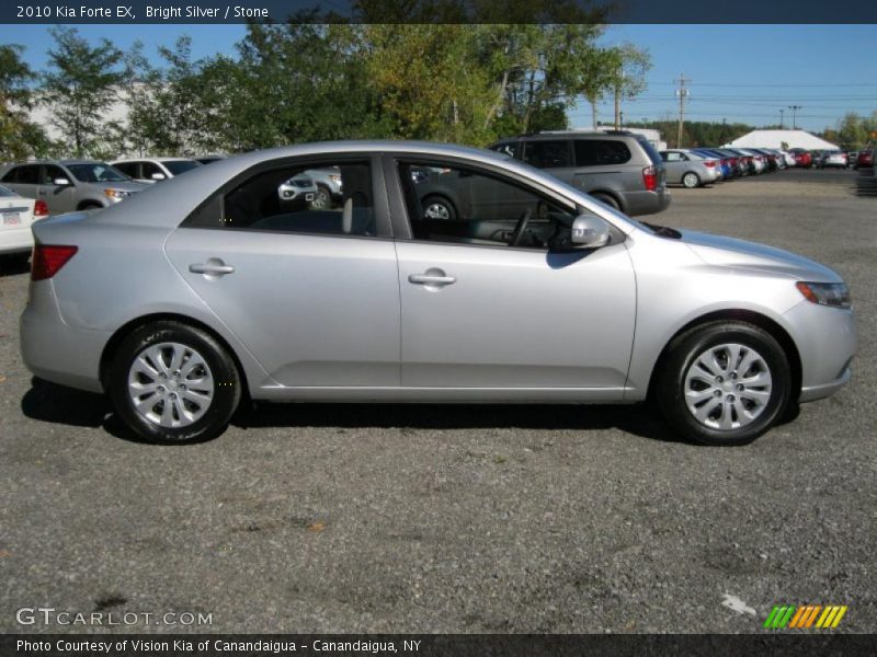 Bright Silver / Stone 2010 Kia Forte EX