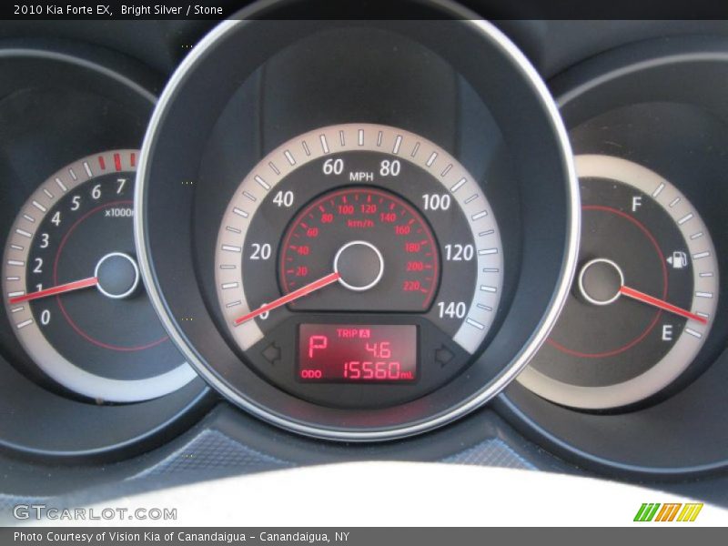 Bright Silver / Stone 2010 Kia Forte EX