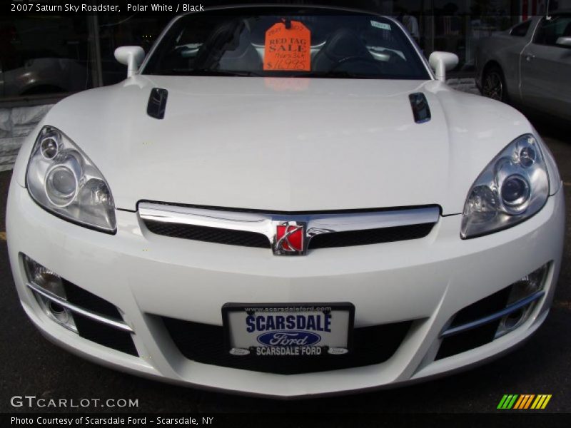 Polar White / Black 2007 Saturn Sky Roadster