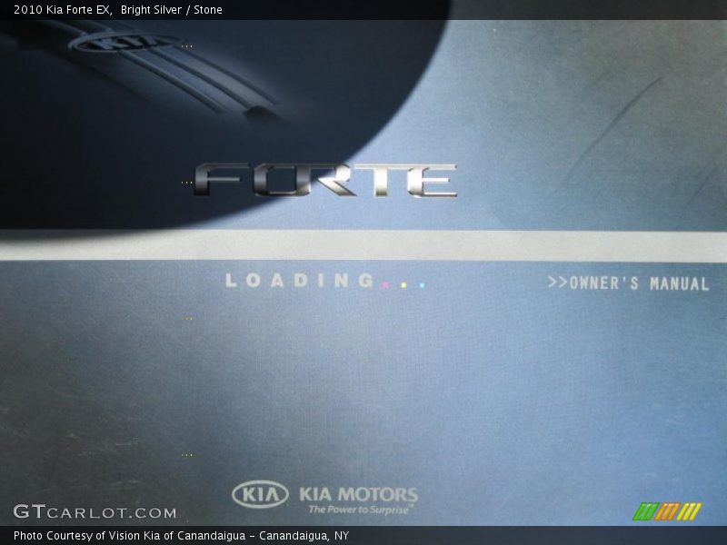 Bright Silver / Stone 2010 Kia Forte EX