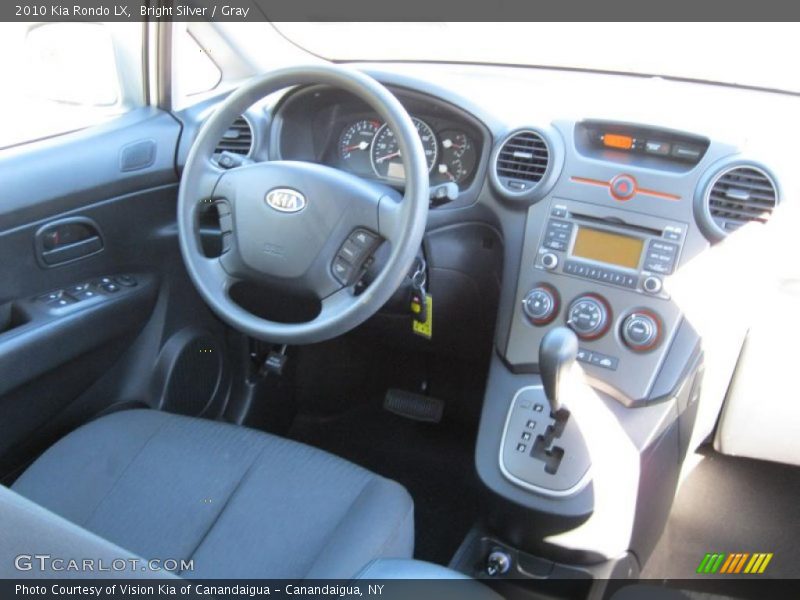 Bright Silver / Gray 2010 Kia Rondo LX