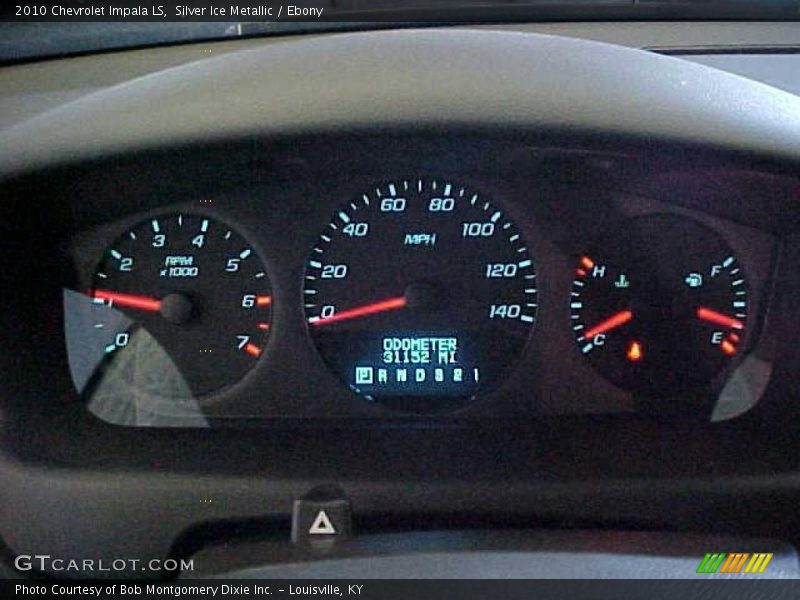 Silver Ice Metallic / Ebony 2010 Chevrolet Impala LS