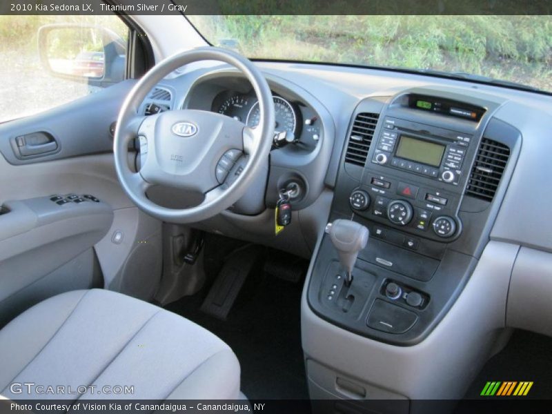 Titanium Silver / Gray 2010 Kia Sedona LX