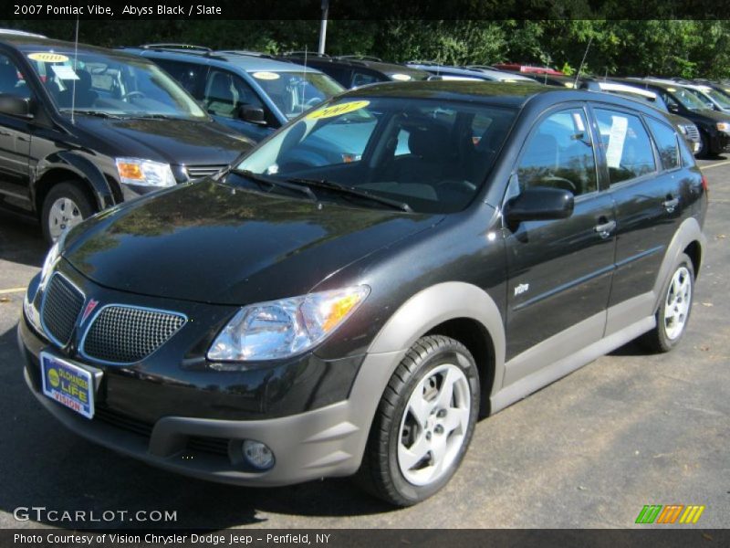 Abyss Black / Slate 2007 Pontiac Vibe