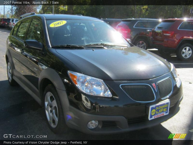 Abyss Black / Slate 2007 Pontiac Vibe