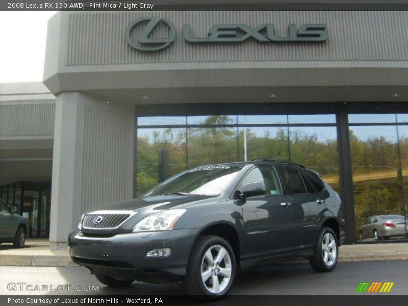 Flint Mica / Light Gray 2008 Lexus RX 350 AWD