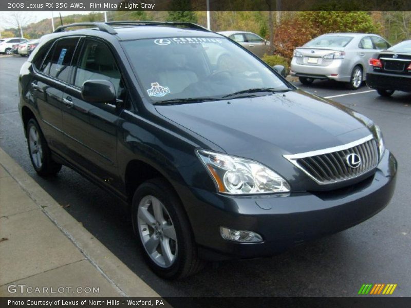 Flint Mica / Light Gray 2008 Lexus RX 350 AWD