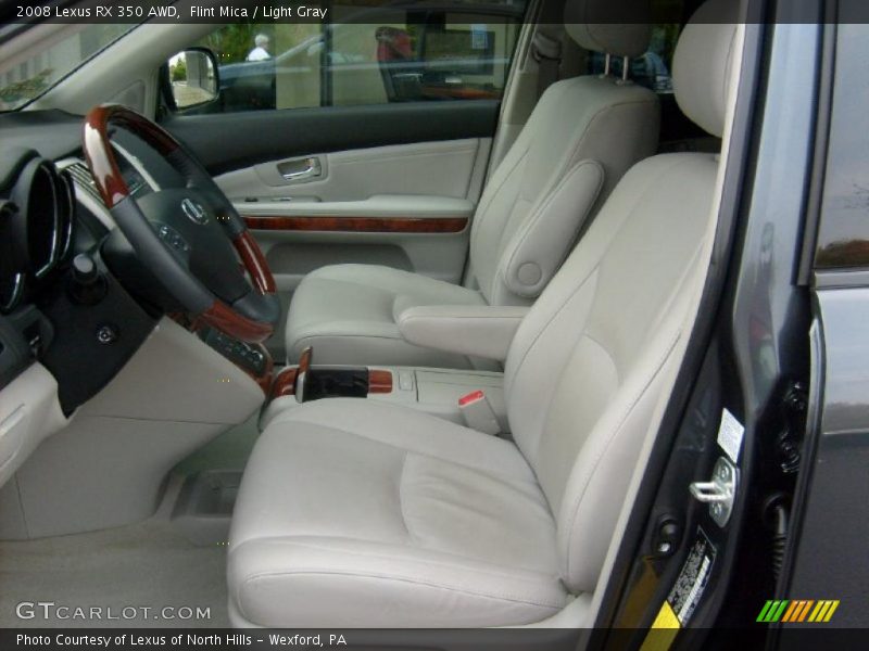 Flint Mica / Light Gray 2008 Lexus RX 350 AWD