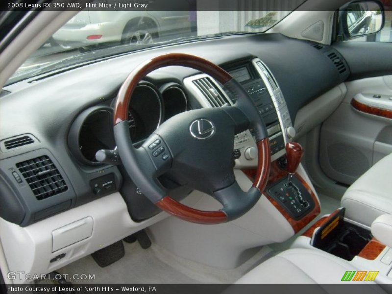 Flint Mica / Light Gray 2008 Lexus RX 350 AWD