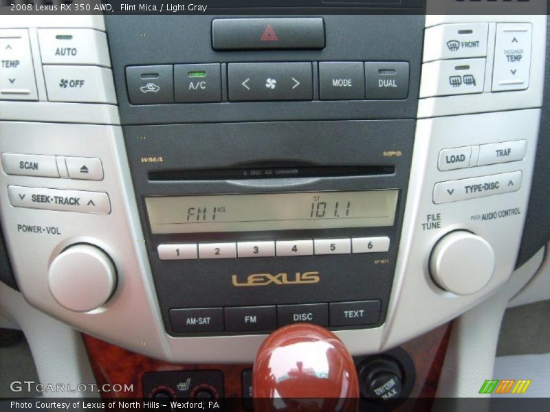 Flint Mica / Light Gray 2008 Lexus RX 350 AWD