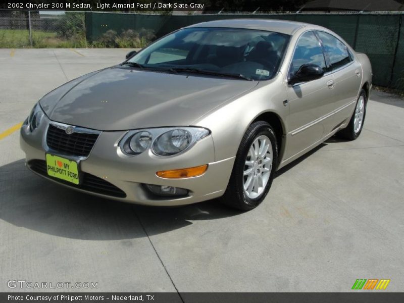 Light Almond Pearl / Dark Slate Gray 2002 Chrysler 300 M Sedan
