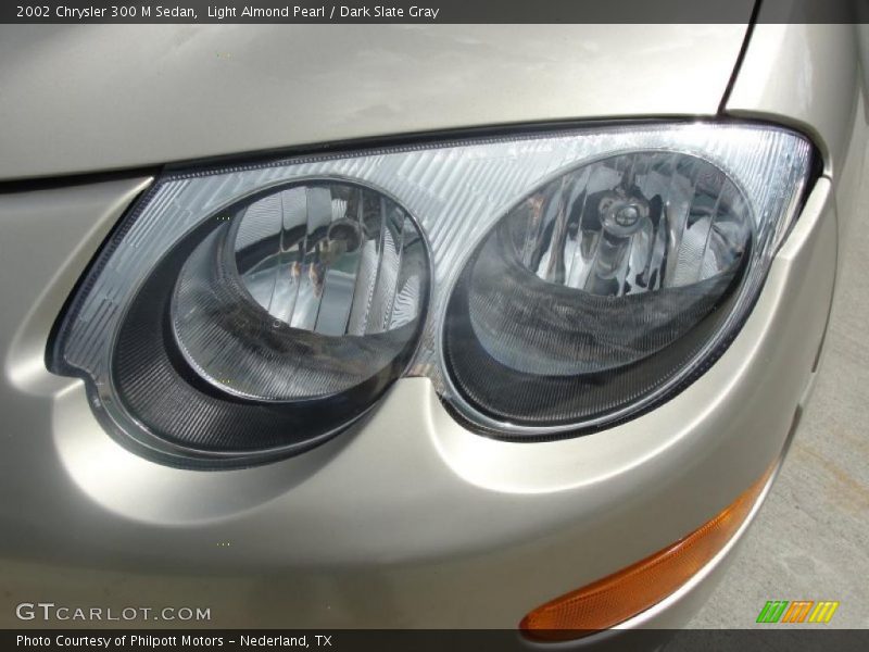 Light Almond Pearl / Dark Slate Gray 2002 Chrysler 300 M Sedan