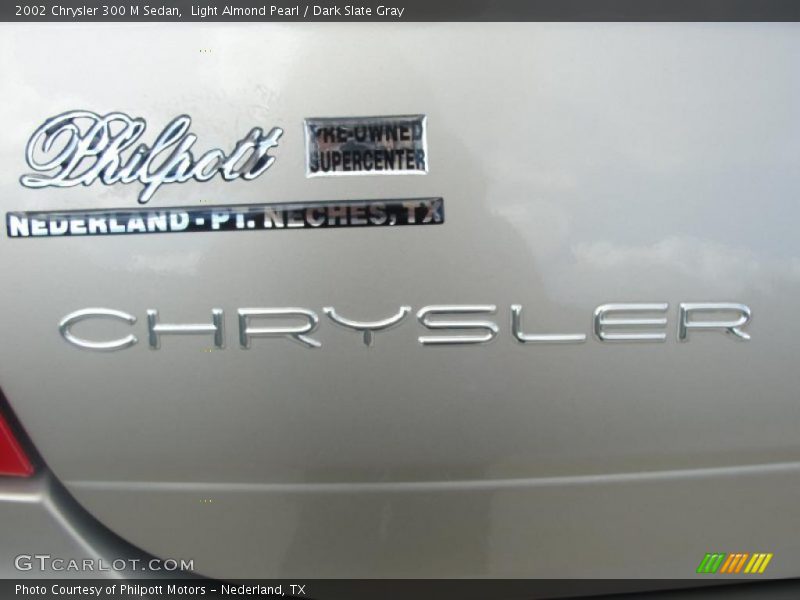 Light Almond Pearl / Dark Slate Gray 2002 Chrysler 300 M Sedan