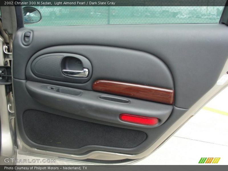 Light Almond Pearl / Dark Slate Gray 2002 Chrysler 300 M Sedan