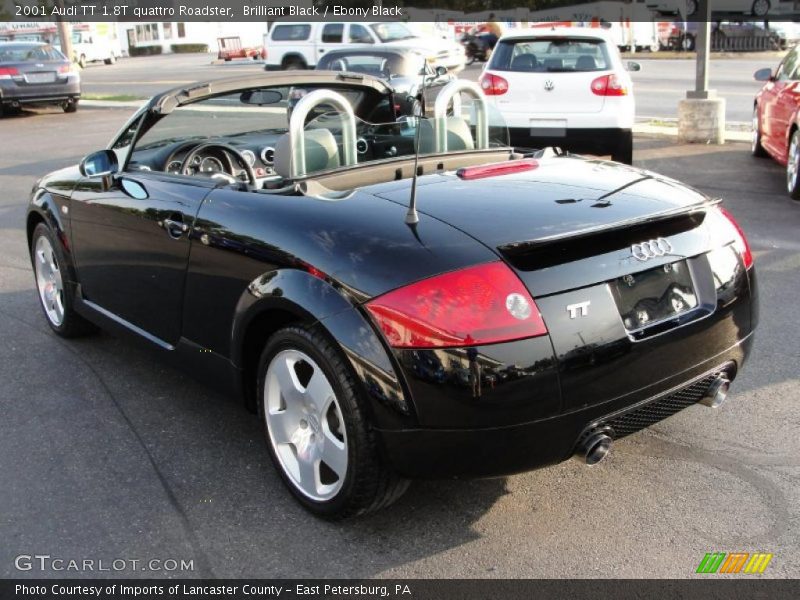Brilliant Black / Ebony Black 2001 Audi TT 1.8T quattro Roadster