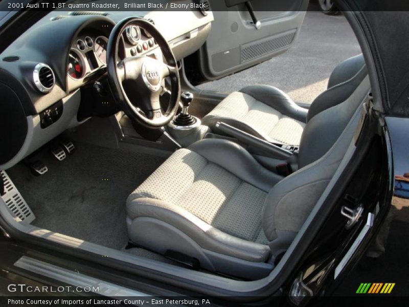 Brilliant Black / Ebony Black 2001 Audi TT 1.8T quattro Roadster