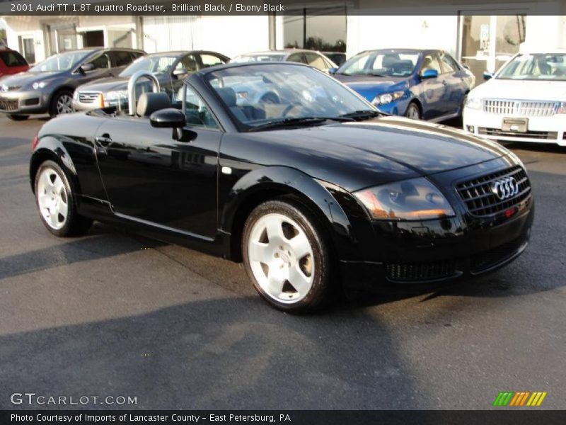 Brilliant Black / Ebony Black 2001 Audi TT 1.8T quattro Roadster