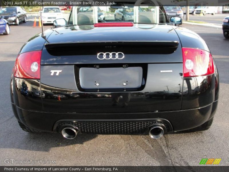 Brilliant Black / Ebony Black 2001 Audi TT 1.8T quattro Roadster