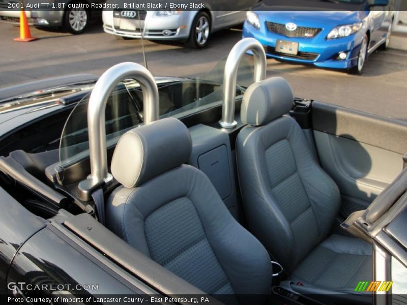 Brilliant Black / Ebony Black 2001 Audi TT 1.8T quattro Roadster