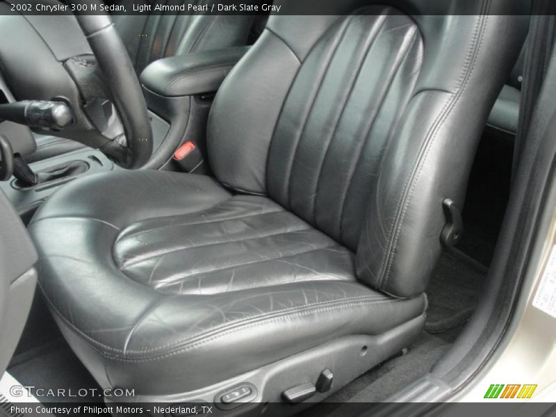 Light Almond Pearl / Dark Slate Gray 2002 Chrysler 300 M Sedan